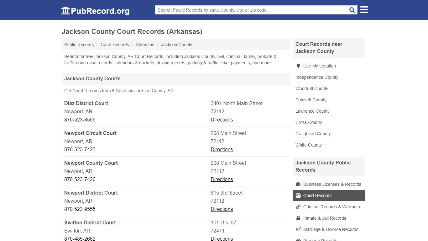 Free Jackson County Court Records (Arkansas Court Records)